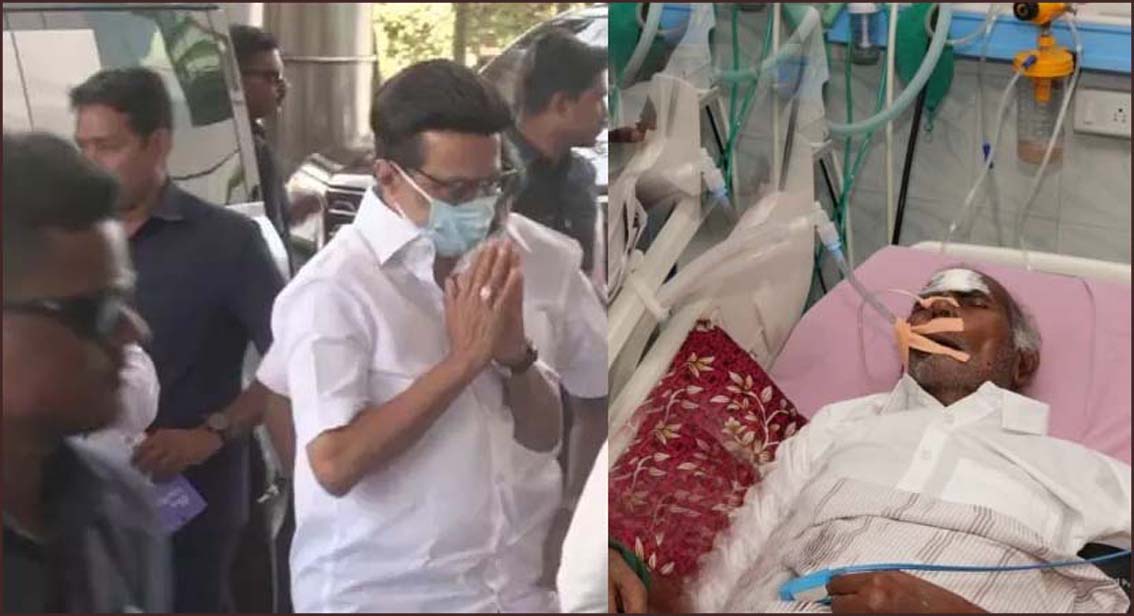 நல்லகண்ணுவின் உடல்நிலை குறித்து நேரில் சென்று நலம் விசாரித்தார் முதல்வர் ஸ்டாலின்…