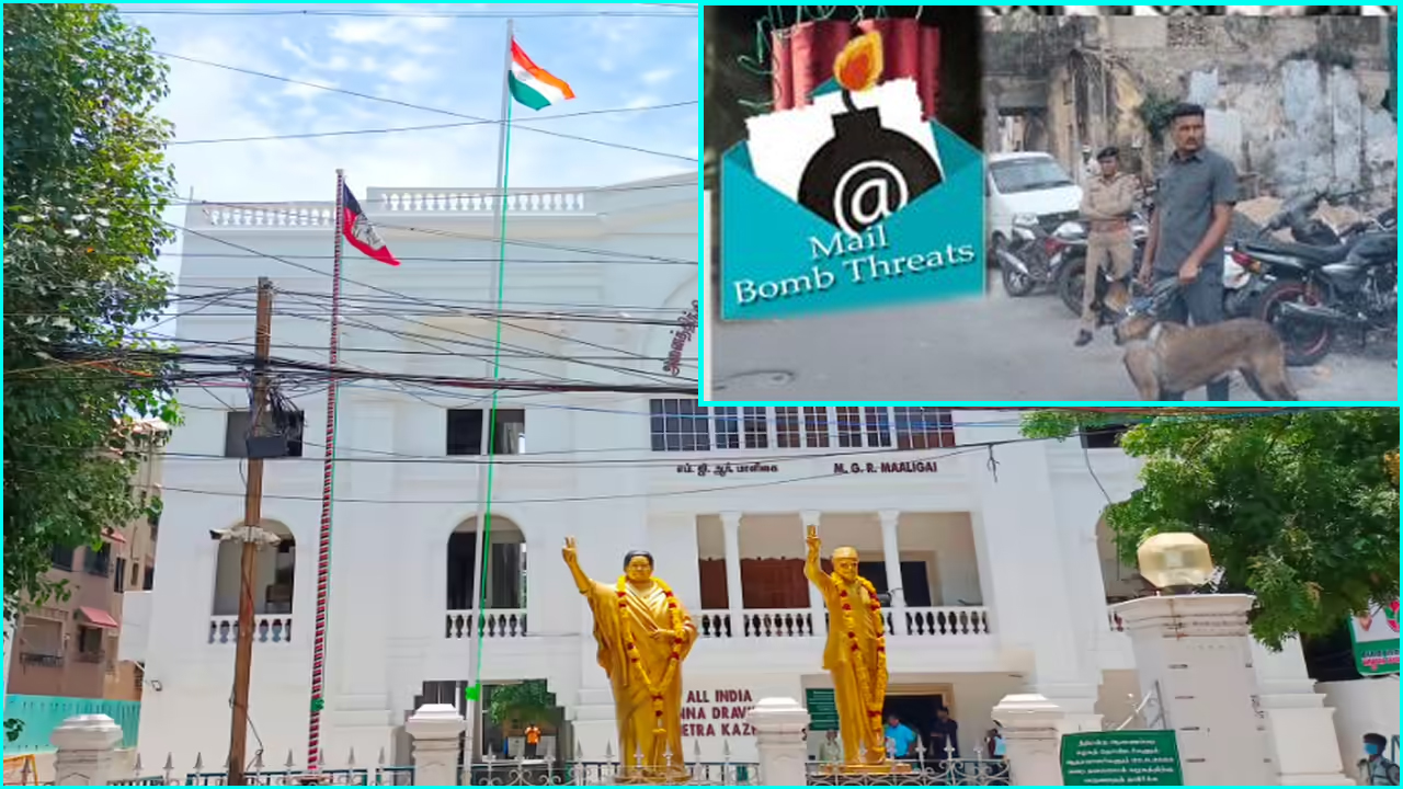 ராயப்பேட்டையில் உள்ள அதிமுக தலைமை அலுவலகத்திற்கு வெடிகுண்டு மிரட்டல்!