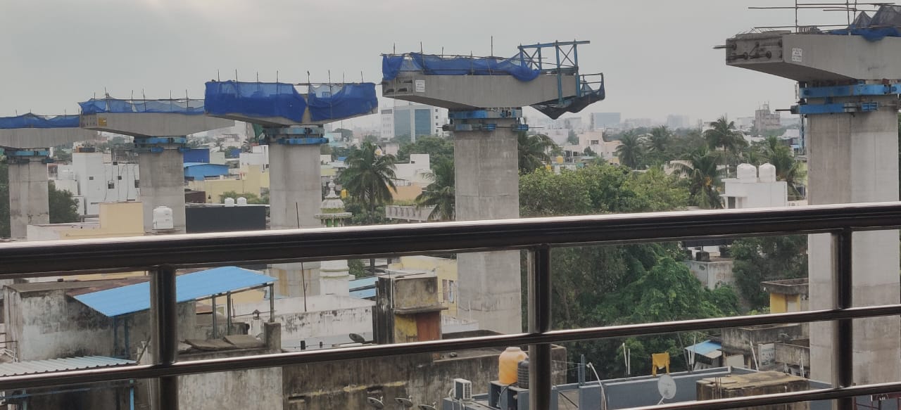 வடபழனியில் இரண்டாம் கட்ட மெட்ரோ பொறியியல் மைல்கல்