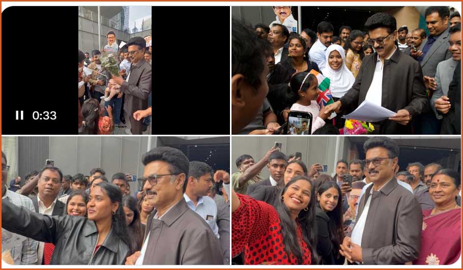 இங்கிலாந்தில் கால் பதித்தபோது, ​​நான் அரவணைப்புடனும் பாசத்துடனும் அரவணைக்கப்பட்டேன்! முதல்வர் ஸ்டாலின் பதிவு…