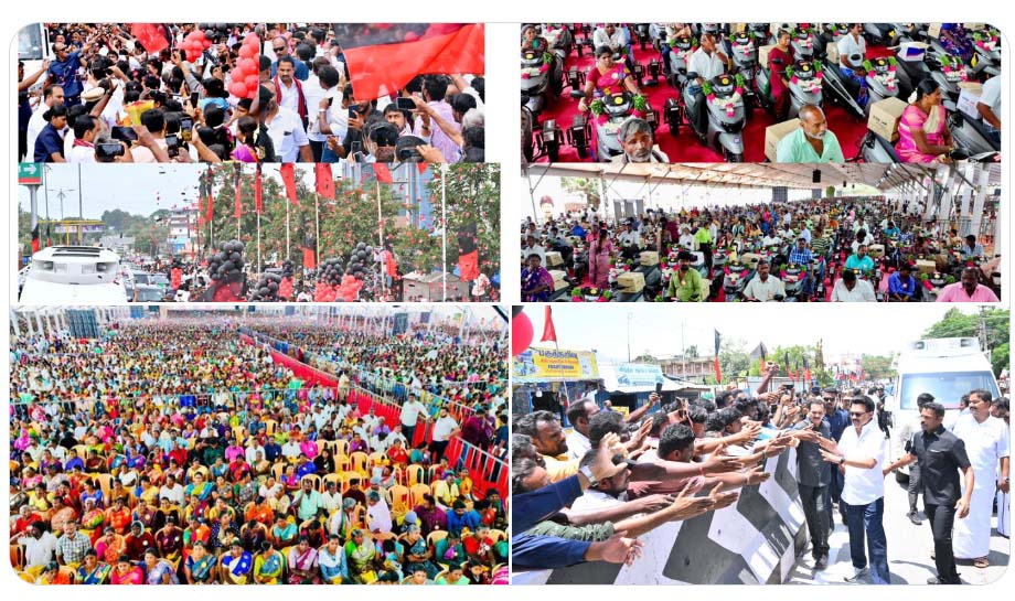 கிருஷ்ணகிரியில் ரூ.2000 கோடிக்கு புதிய திட்டங்களை தொடங்கி வைத்த  முதல்வர் 5 முக்கிய அறிவிப்புகள் வெளியீடு..