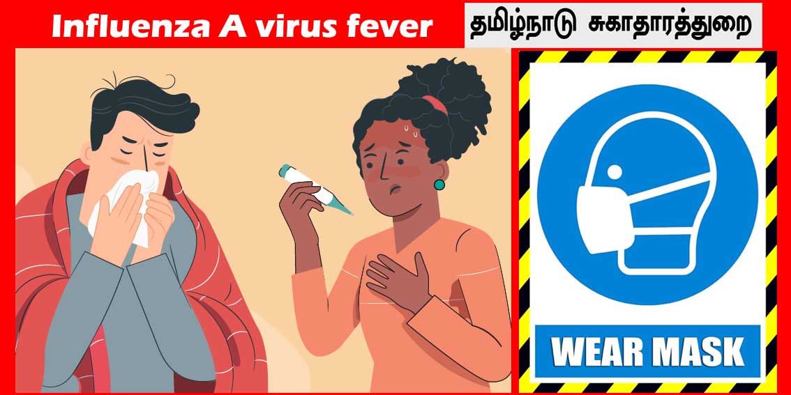 தமிழ்நாட்டில் பரவி வருவது இன்புளுன்சா ஏ வகை வைரஸ் காய்ச்சல்! தமிழ்நாடு சுகாதாரத்துறை விளக்கம்…