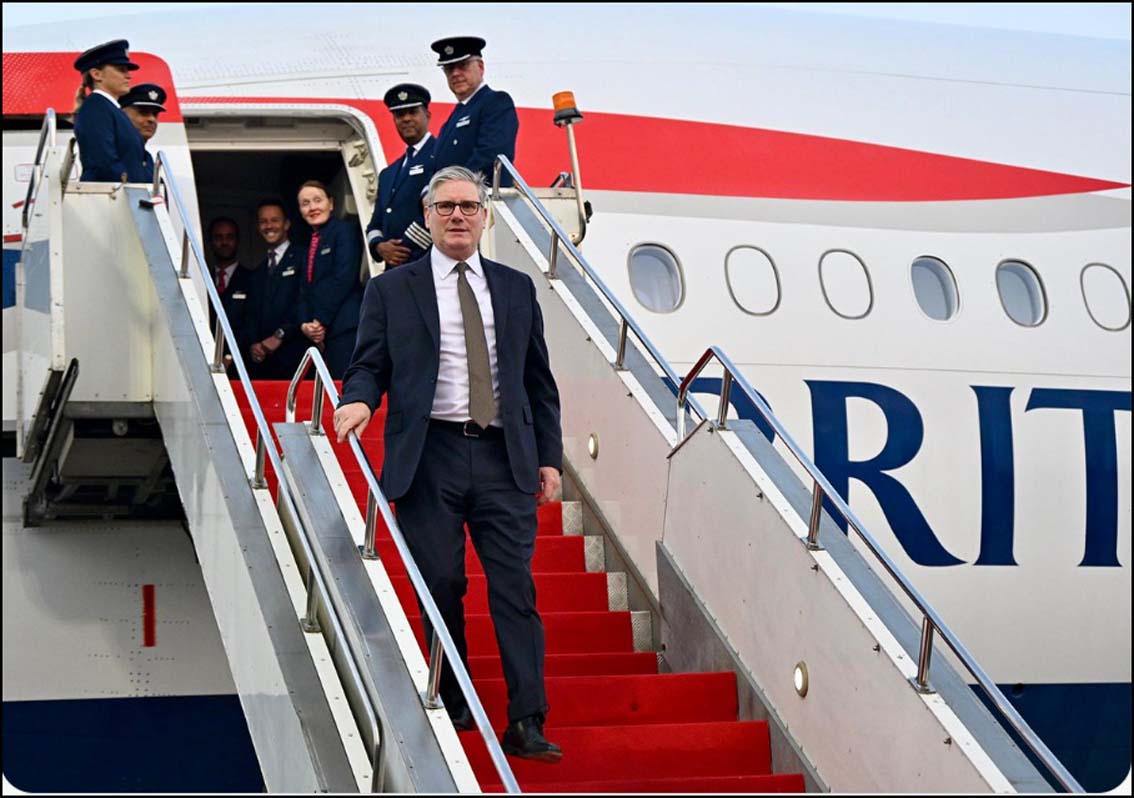 இரண்டுநாள் அரசுமுறை பயணமாக இந்தியா வருகை வந்தார் இங்கிலாந்து பிரதமர்…