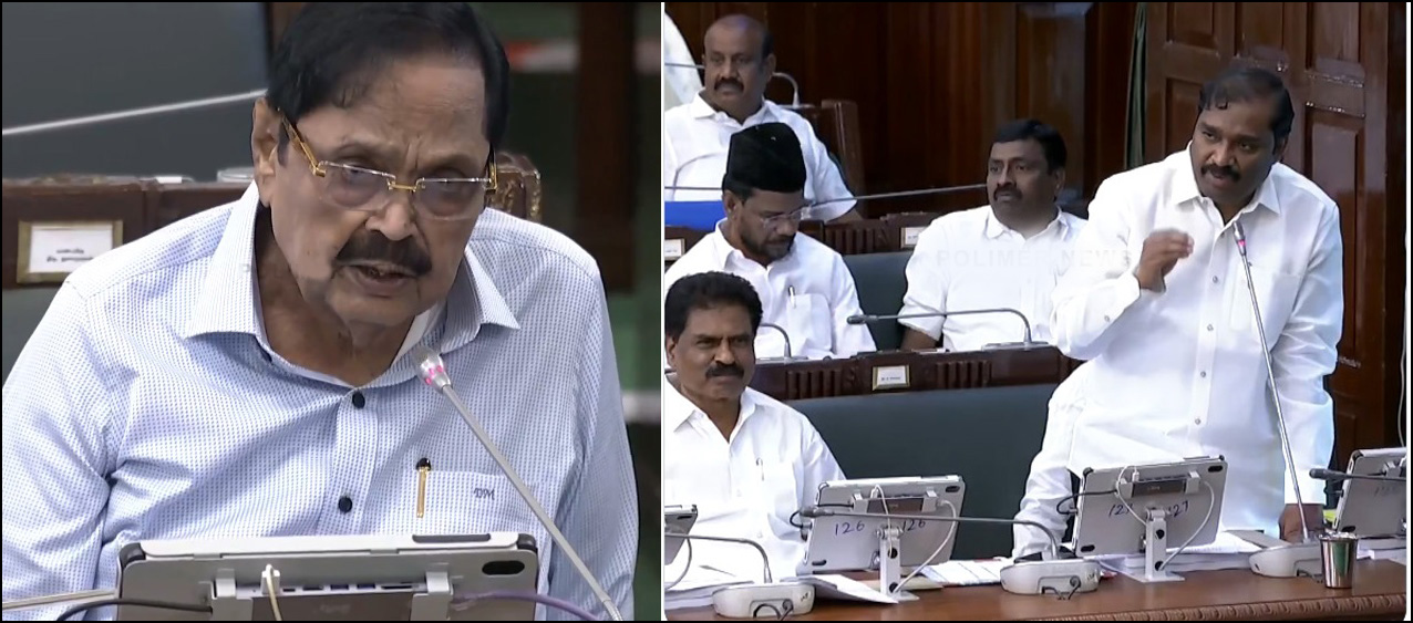 பேரவை கேள்வி நேரத்தில், தவாகா வேல்முருகன், அமைச்சர் துரைமுருகன் வாக்குவாதம்!