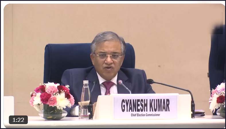 தமிழ்நாடு உள்பட 12 மாநிலங்களில் வாக்காளர் பட்டியல் சிறப்பு திருத்தம்! தலைமை தேர்தல் ஆணையர் அறிவிப்பு…