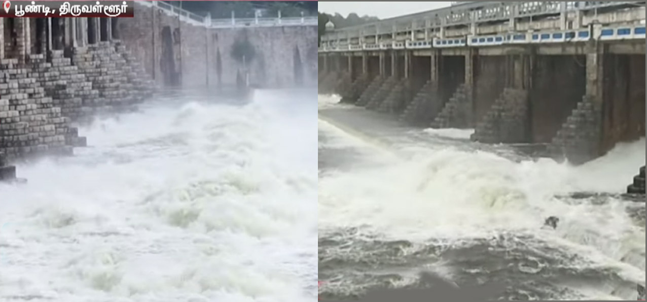 பூண்டி ஏரியில் இருந்து நீர் திறப்பு அதிகரிப்பு: கொசஸ்தலை ஆற்றின் கரையோர மக்களுக்கு வெள்ள அபாய எச்சரிக்கை!