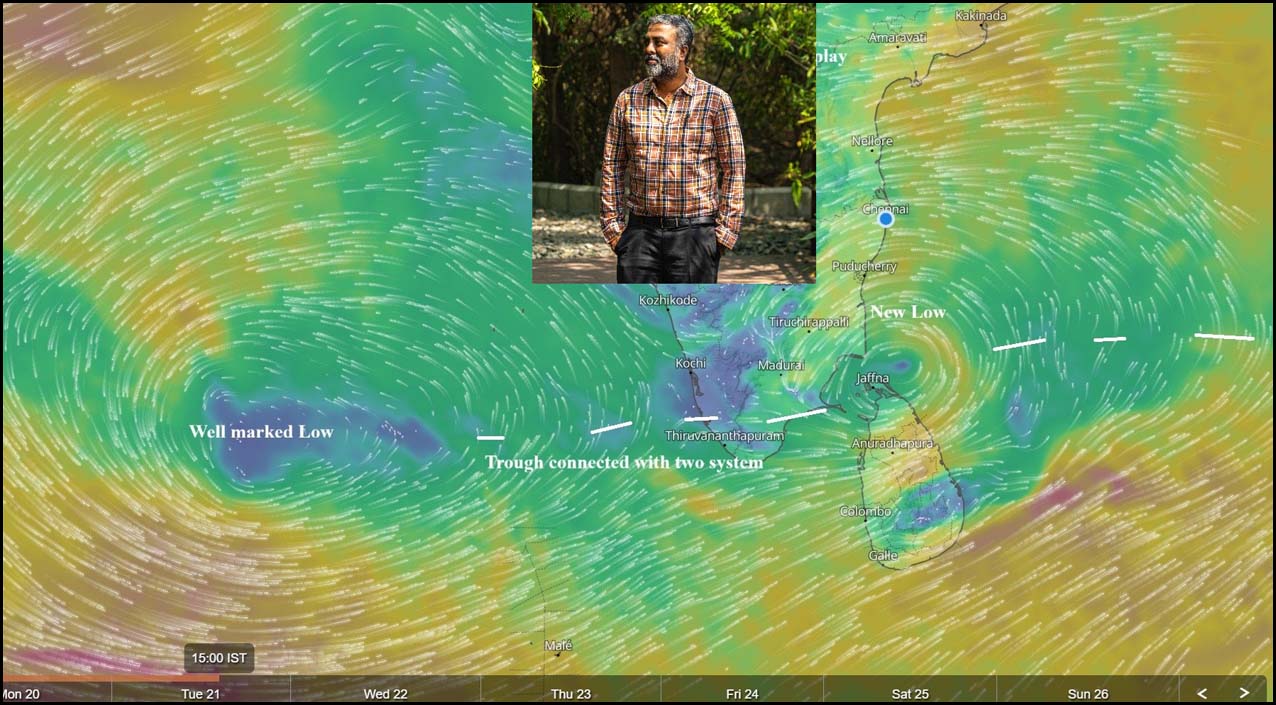 அக்டோபர் 25ல் மேலும் ஒரு புதிய காற்றழுத்த தாழ்வு நிலை! வெதர்மேன் தகவல்…