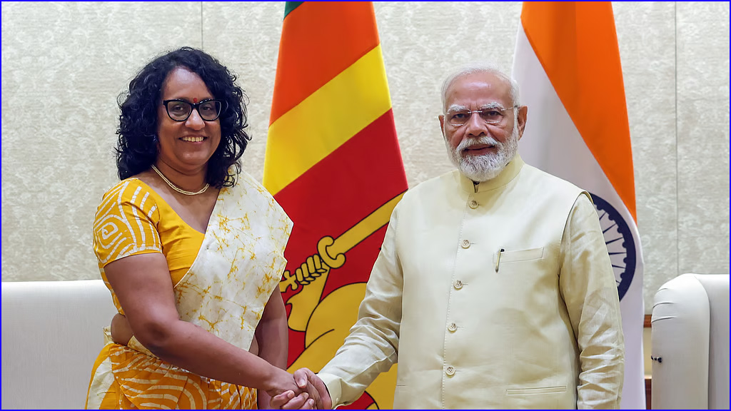 பிரதமர் மோடியுடன் இலங்கை பிரதமர் சந்திப்பு…