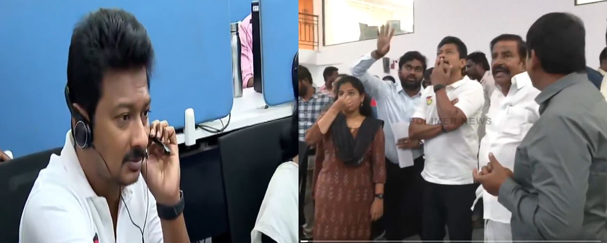 வடகிழக்கு பருவமழை: சென்னை மாநகராட்சி கட்டுப்பாட்டு மையத்தில் துணைமுதல்வர் ஆய்வு