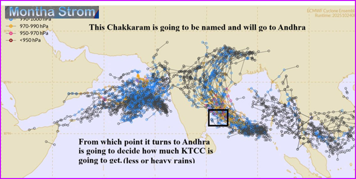 மொந்தா புயல் எங்கு கரையை கடக்கும் – என்ன சொல்கிறார் தமிழ்நாடு வெதர்மேன்…