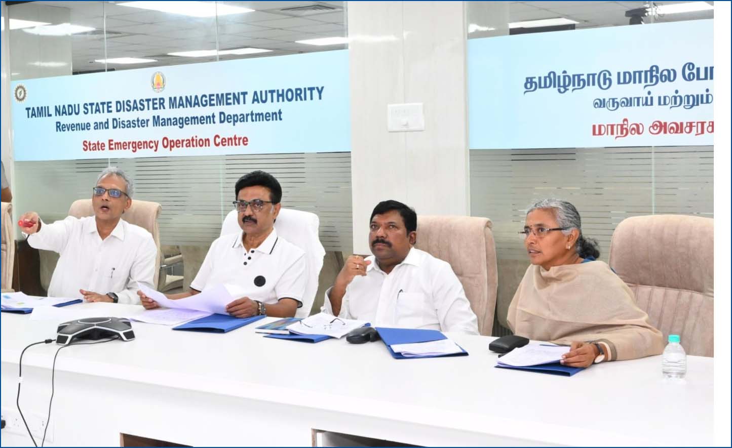 வடகிழக்கு பருவமழை தீவிரம்: மாவட்ட ஆட்சியார்களுடன் முதல்வர் ஸ்டாலின் காணொளி  ஆலோசனை…