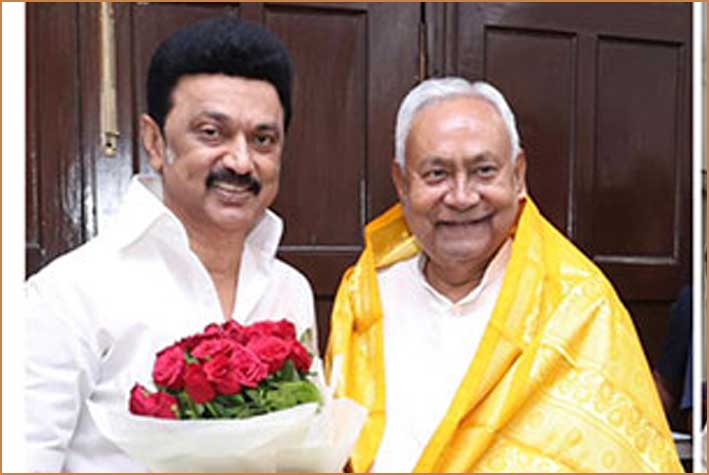 பீகாரில் ஆட்சியை தக்க வைத்துள்ள முதல்வர் நிதிஷ்குமாருக்கு தமிழ்நாடு முதல்வர் ஸ்டாலின் வாழ்த்து…