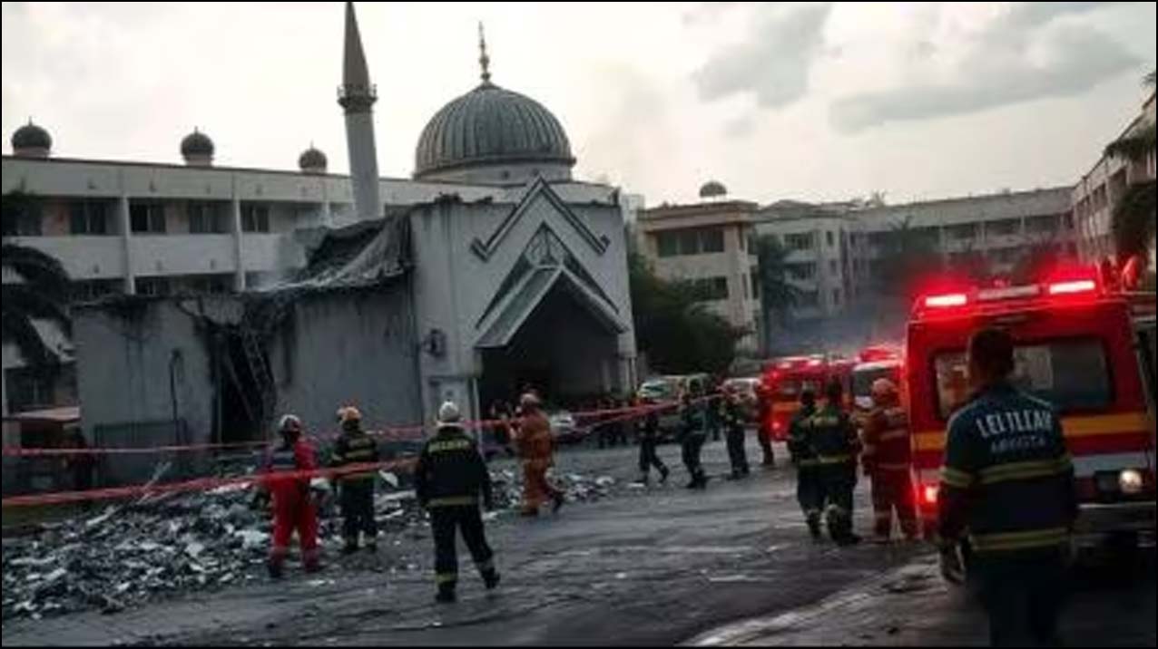 இந்தோனேசியாயில் மசூதி மற்றும்  பள்ளியில் அடுத்தடுத்து குண்டுவெடிப்பு…. 55 பேர் காயம்…