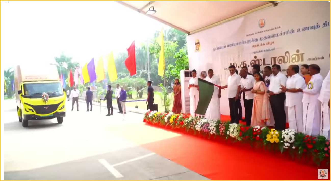 தூய்மை பணியாளர்கள் செய்வது வேலை இல்லை சேவை! மூன்றுவேளை உணவு வழங்கும் திட்டத்தை தொடங்கி வைத்தார் முதல்வர் ஸ்டாலின்…