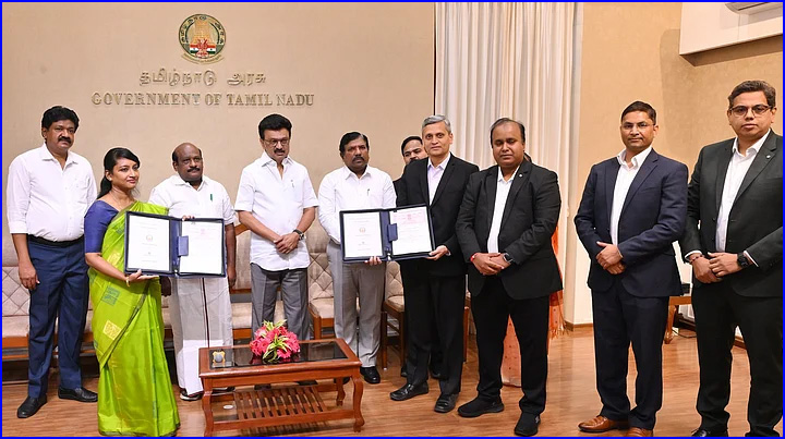 44 அரசு கல்லூரிகளை மேம்படுத்திட டாடா டெக்னாலஜிஸ் நிறுவனத்துடன் முதல்வர் ஸ்டாலின் முன்னிலையில், தமிழ்நாடு அரசு புரிந்துணர்வு ஒப்பந்தம்!