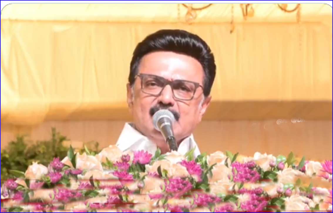 நிற்க நேரமில்லாமல் நான் வேலை செய்துகொண்டிருக்கிறேன் – எடப்பாடி மீதும் விமர்சனம்! திருச்சி மண விழாவில் முதலமைச்சர் ஸ்டாலின்…