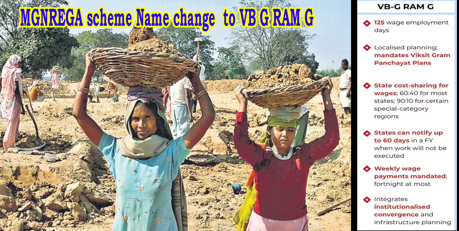 100நாள் வேலை திட்டத்தின் பெயர் மாற்றம்! காங்கிரஸ் எம்.பி. பிரியங்கா காந்தி, முதல்வர் ஸ்டாலின் கண்டனம்…