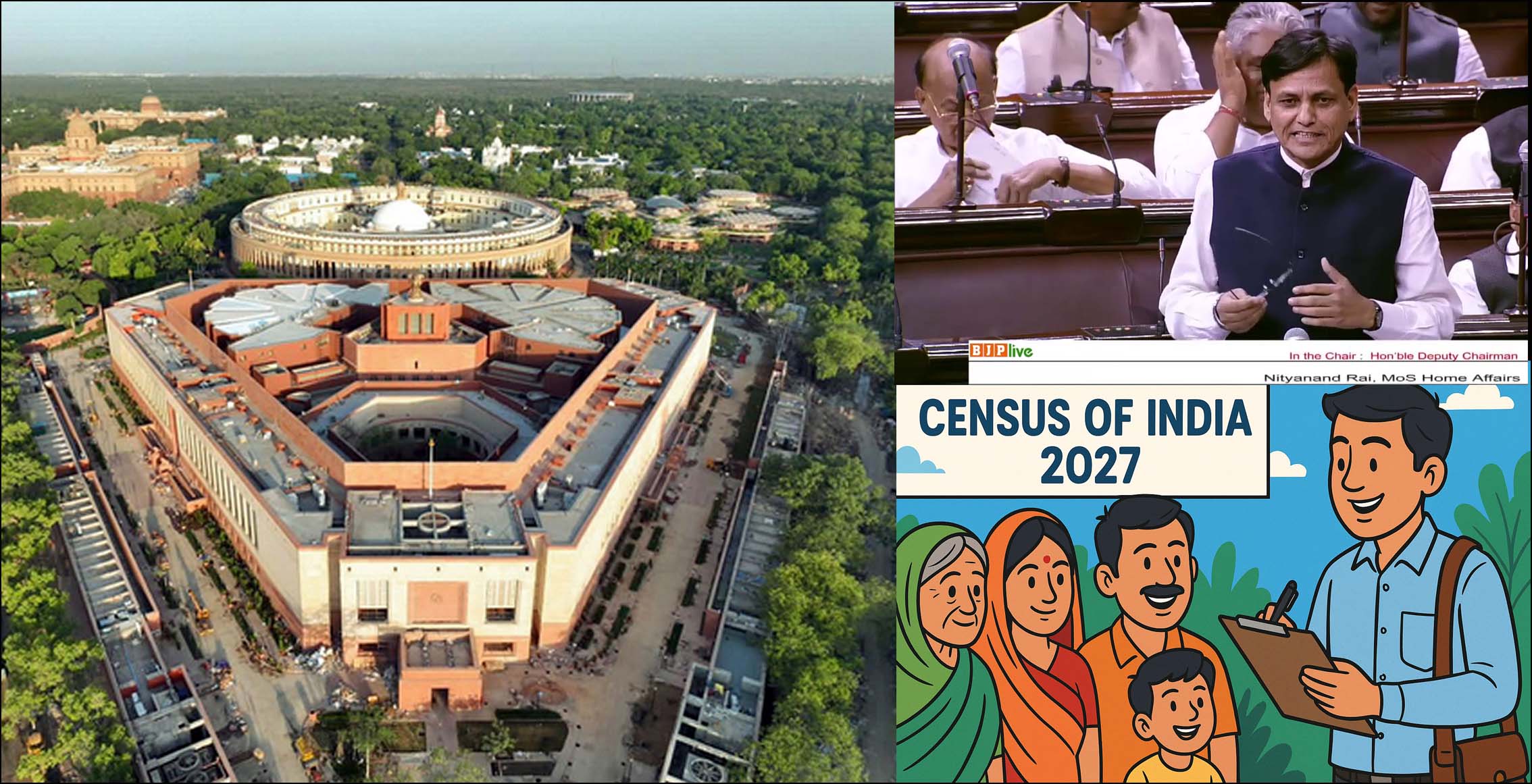 2027 பிப்ரவரியில்  நாடு முழுவதும் மக்கள்தொகை கணக்கெடுப்பு! நாடாளுமன்றத்தில் மத்தியஅரசு தகவல்