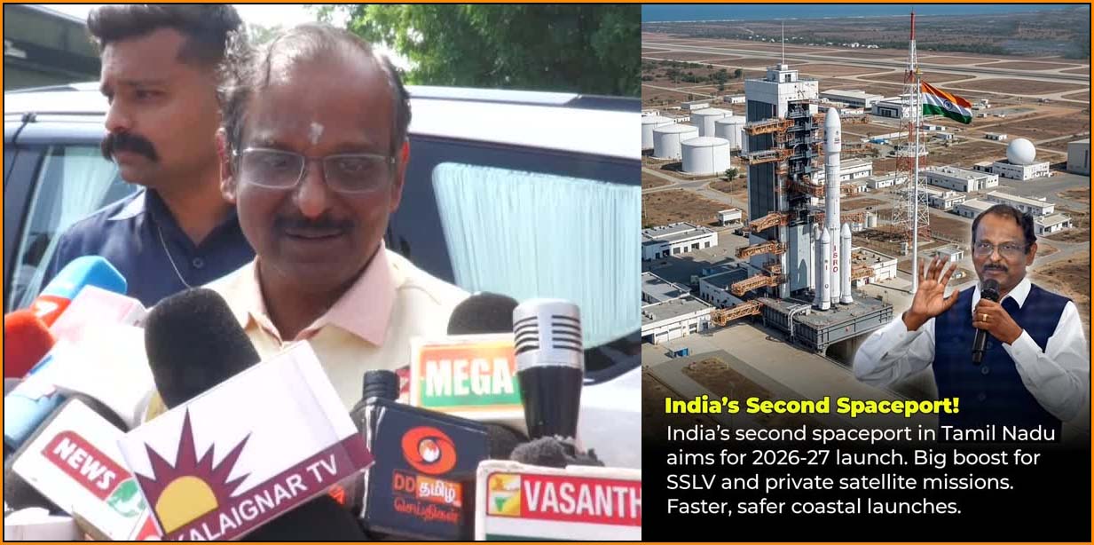 குலசேகரபட்டினத்தில் 2027ம் ஆண்டு முதல் ராக்கெட்டுகள் ஏவப்படும்! இஸ்ரோ தலைவர்  தகவல்…