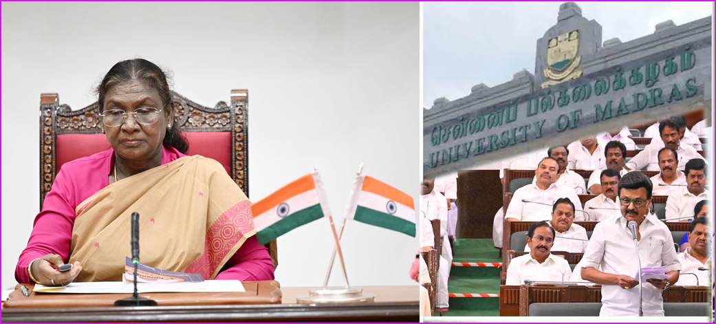 சென்னை பல்கலைக்கழக வேந்தர் நியமனம் விவகாரம்:  தமிழ்நாடு அரசின் மசோதாவை திருப்பி அனுப்பினர் குடியரசு தலைவர் முர்மு…