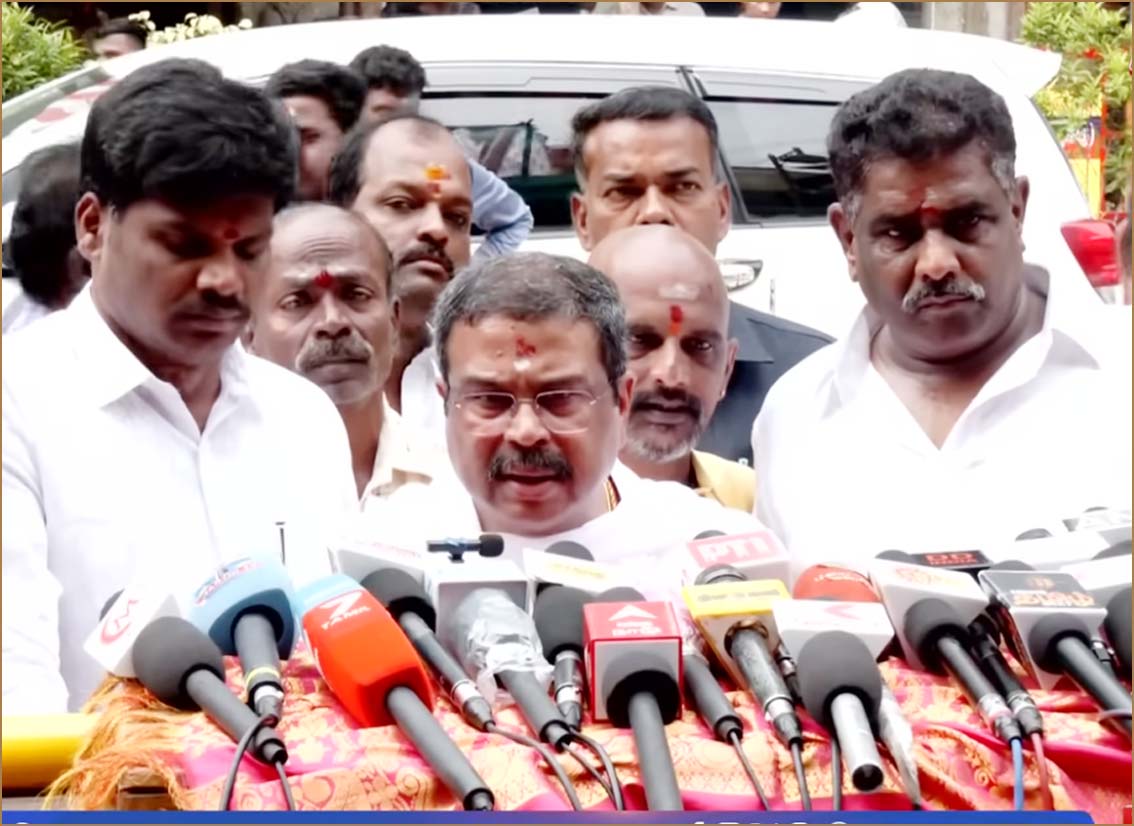 திருப்பரங்குன்றம் விவகாரத்தில் சிலர் அரசியல் செய்கின்றனர்! மத்தியஅமைச்சர் தர்மேந்திர பிரதான் விமர்சனம்