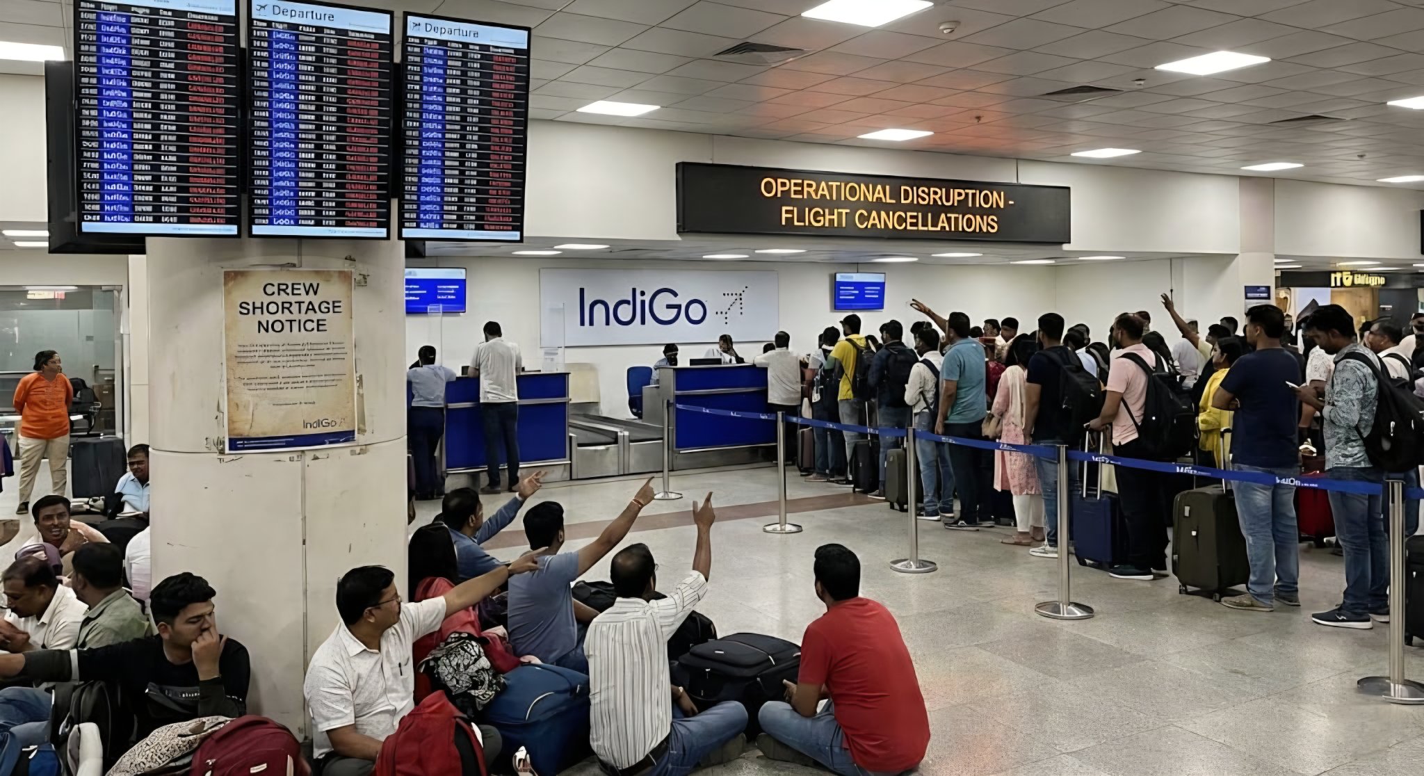 550 விமானங்கள் ரத்து… இண்டிகோ விமான நிறுவனம் தத்தளிக்கக் காரணமென்ன ?