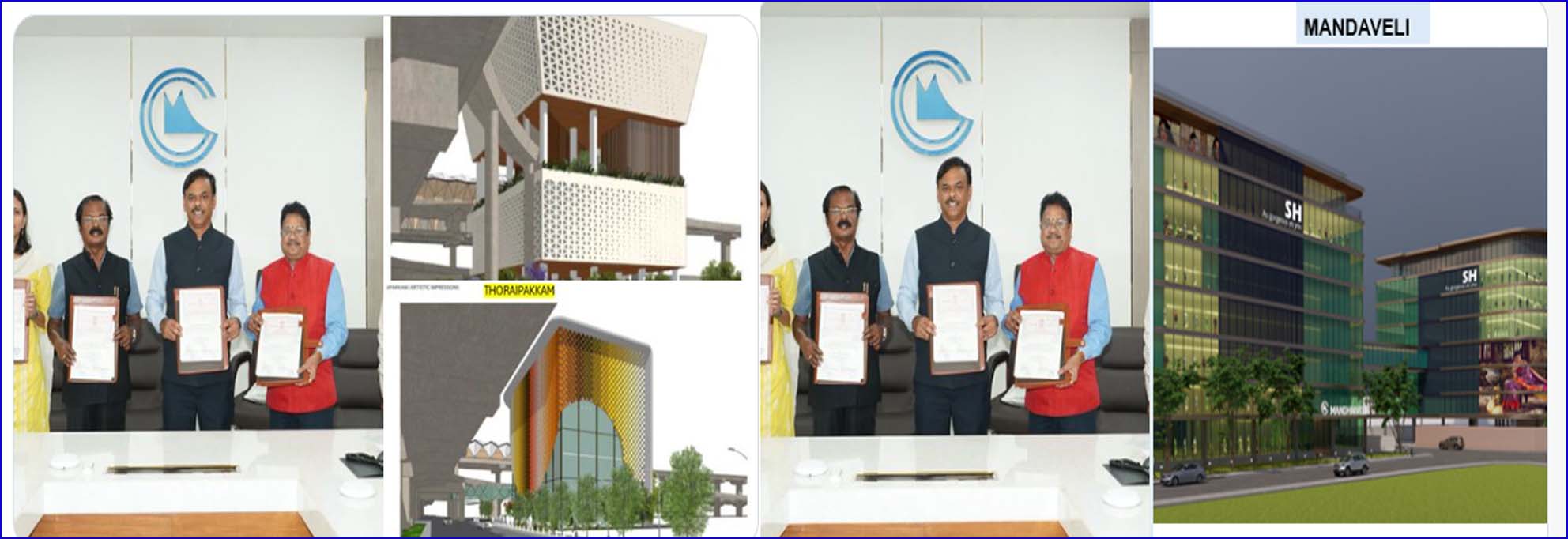 சோழிங்கநல்லூர், துரைப்பாக்கத்தில் ரூ.269 கோடியில் வணிக வளாகங்களுடன் ஒருங்கிணைந்த மெட்ரோ நிலையம்