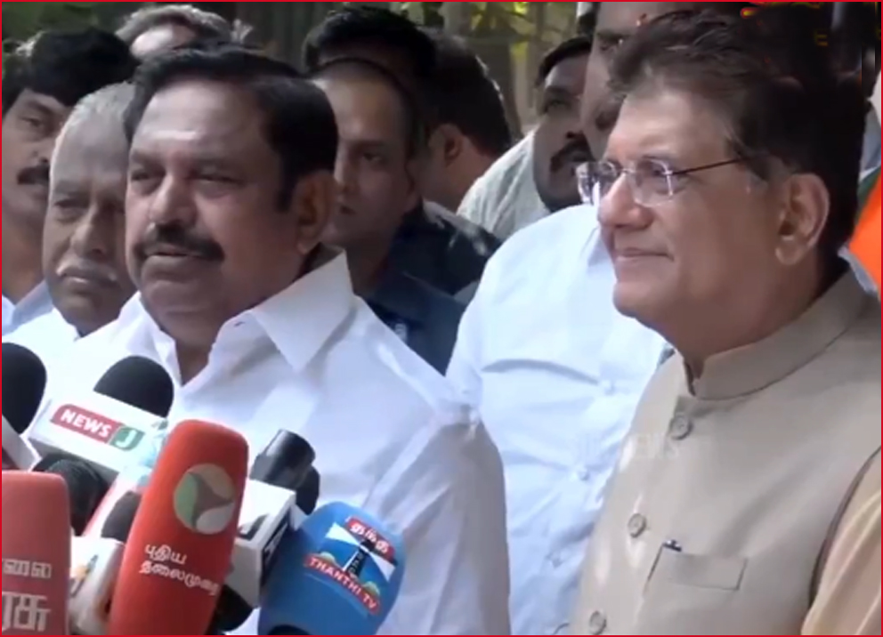 மத்தியில் மோடி ஆட்சி, மாநிலத்தில் எடப்பாடி  ஆட்சி! பியூஸ் கோயல் நம்பிக்கை…