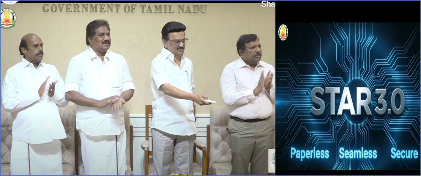 ஸ்டார் 3.0: வீட்டில் இருந்தே பத்திரப்பதிவு உள்பட 18 சேவைகளை தொடங்கி வைத்தார் முதலமைச்சர் ஸ்டாலின்…