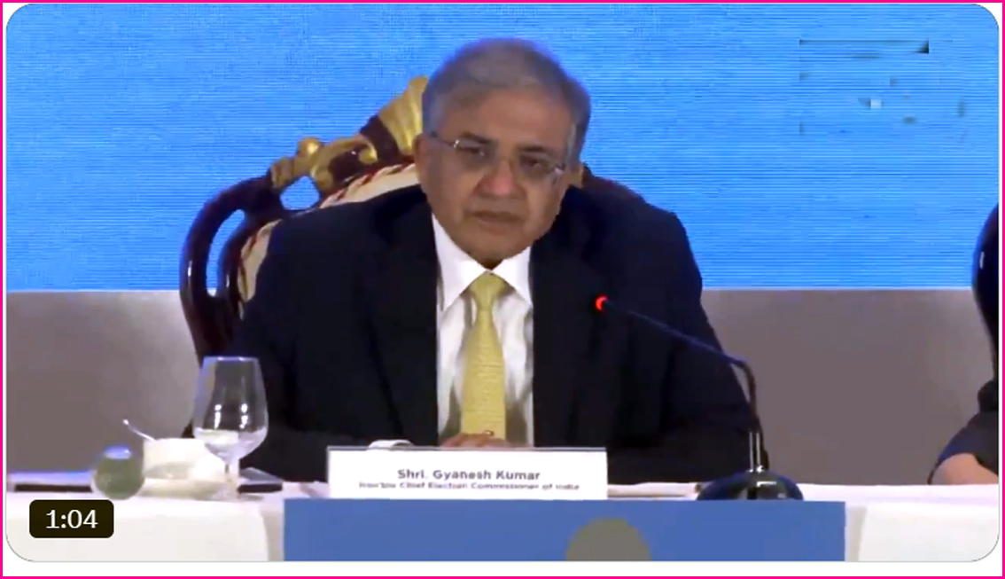 ஜனநாயகத்தை காப்பதில் தமிழ்நாடு முன்னோடி – உலகிற்கே முன்னுதாரணமாக தமிழ்நாட்டில் தேர்தல்! ஞானேஷ்குமார்