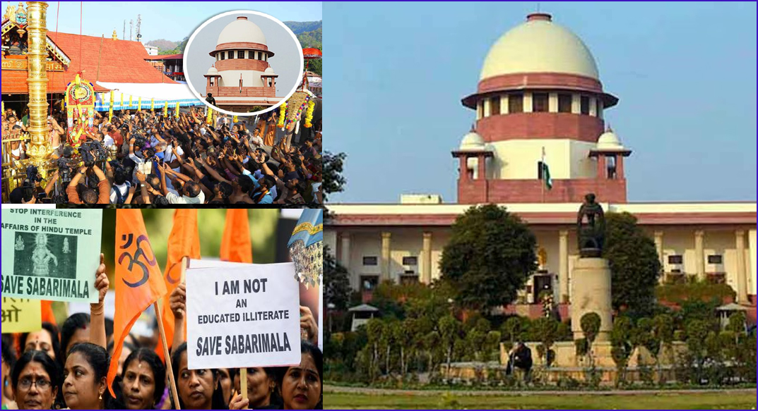 சபரிமலை வழக்கு: 9 நீதிபதிகள் கொண்ட அரசியல் சாசன அமர்வுக்கு மாற்றம்….