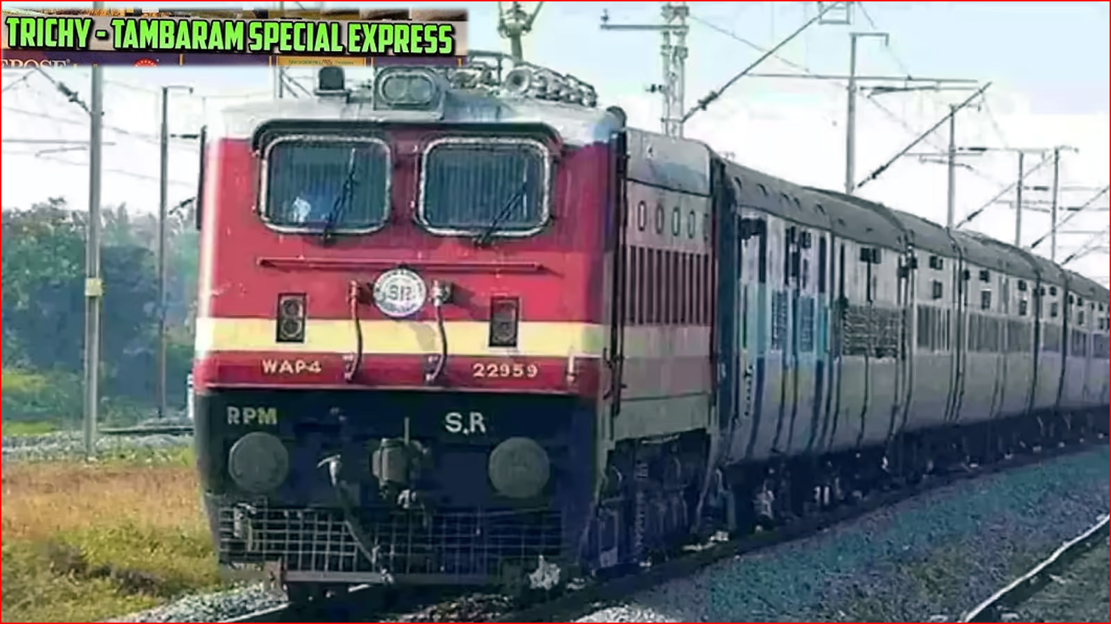 மாா்ச் 1 முதல் திருச்சி – தாம்பரம் சிறப்பு ரயில்  நிரந்தர ரயிலாக இயக்கம்!