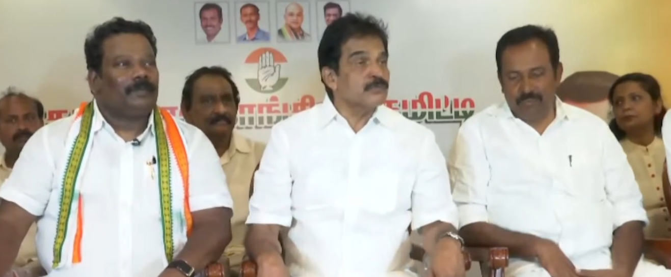 காங்கிரஸ் மாவட்ட தலைவர்கள் கூட்டத்தில் தீர்மானம்… கூட்டணி குறித்து பொதுவெளியில் பேசினால் நடவடிக்கை…