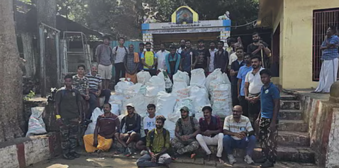 வெள்ளியங்கிரி மலைகளில் அகற்றப்பட்ட கழிவுகளில் 99% மறுசுழற்சி செய்ய முடியாதவை