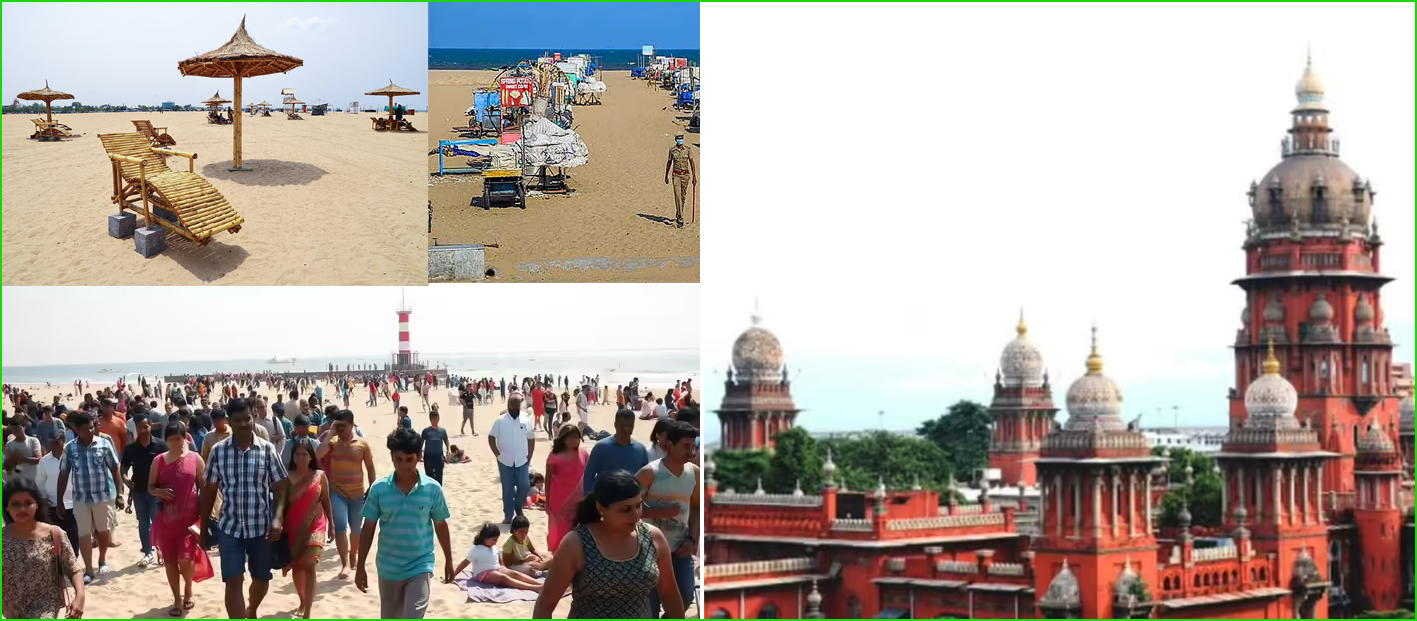 மெரினாவில் கடைகள் அமைப்பதை உரிமையாக கோர முடியாது! உயர்நீதிமன்றம்