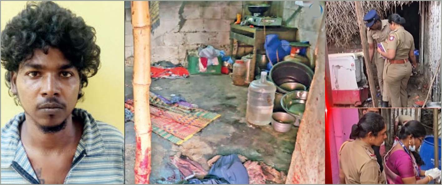 சென்னையில் பயங்கரம்: நள்ளிரவில் தூக்கிக்கொண்டிருந்த 2 பேர் கொடூரமாக வெட்டி கொலை!  கும்பல் கைது