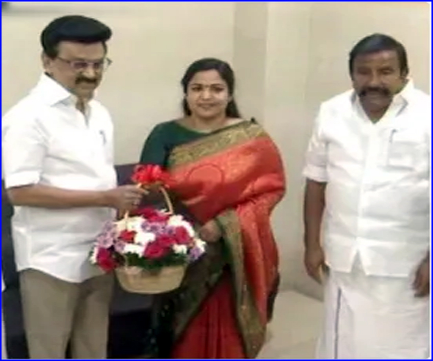 திமுகவில் இணைந்தார் தவெக மகளிர் அணி நிர்வாகி நடிகை ரஞ்சனா நாச்சியார்