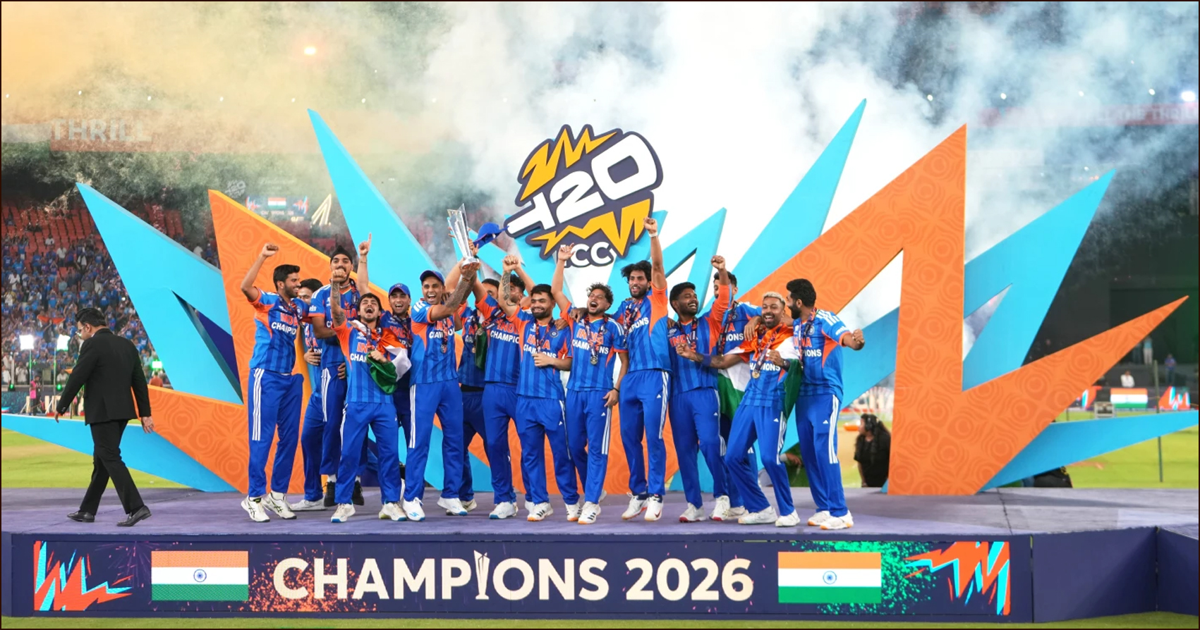 டி20 உலககோப்பை: நியூசிலாந்தை  வென்று  சரித்திர சாதனை படைத்தது இந்திய அணி…