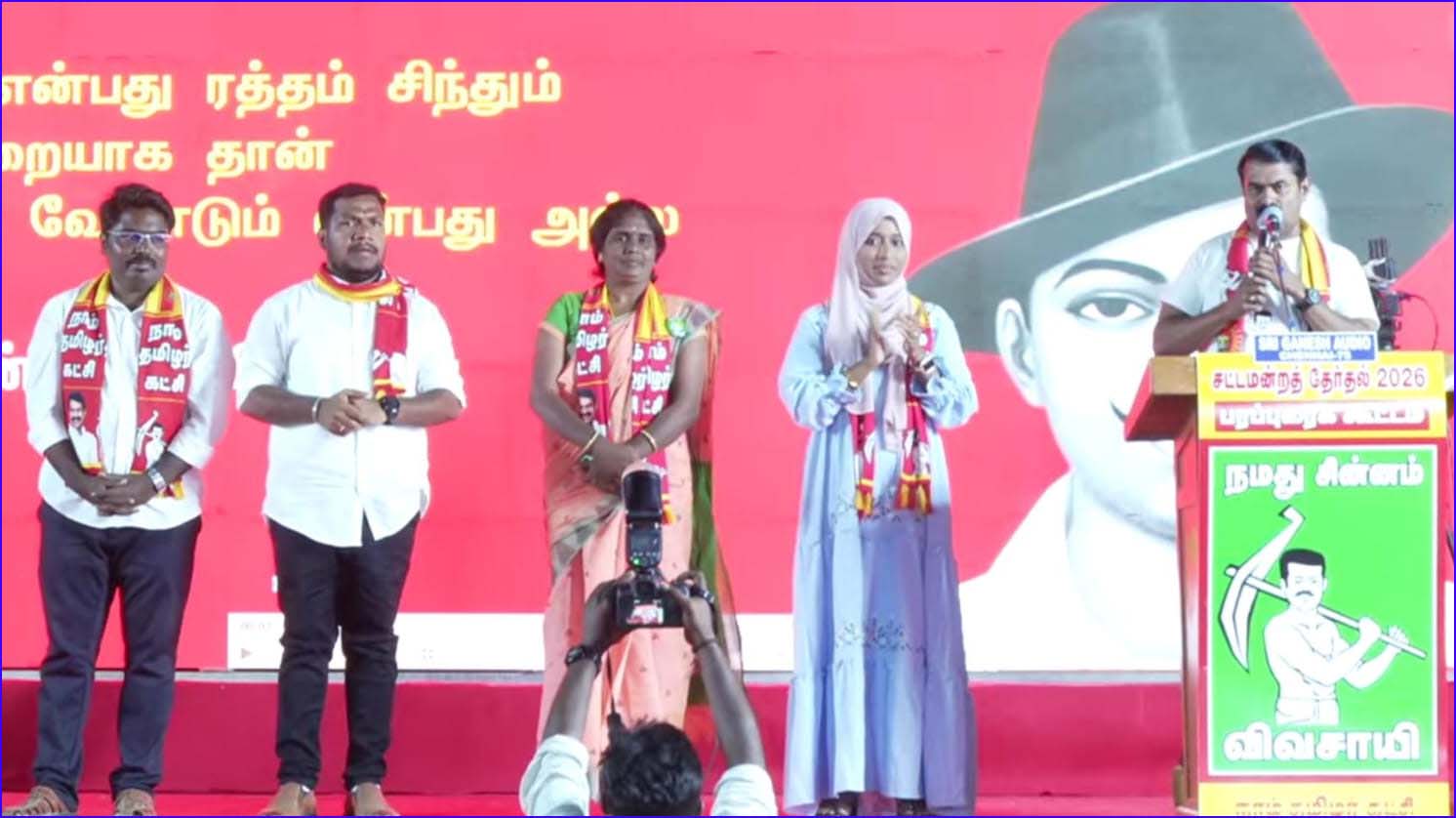 வீரன் தனித்து நிற்பான்: பயந்தவன் கூட்டத்தை நம்புவான்! வேட்பாளர் அறிமுக கூட்டத்தில் சீமான் ‘பஞ்ச்’