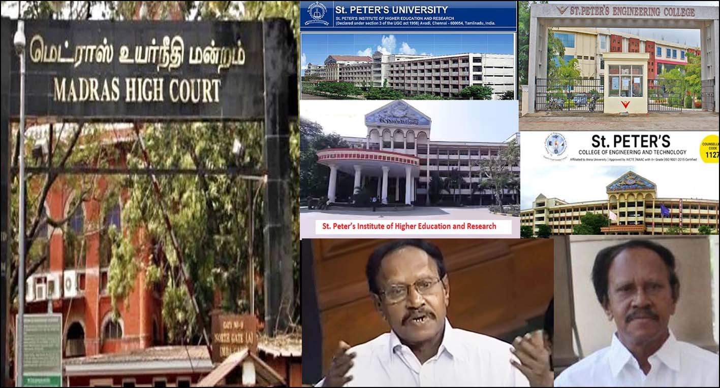 அதிமுக எம்.பி. தம்பிதுரை காலேஜ் ஆக்கிரமித்துள்ள அரசு நிலங்களை மீட்க உத்தரவு! சென்னை உயர்நீதிமன்றம்…