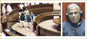 மூன்றாவது முறையாக மாநிலங்களவை துணைத் தலைவராக தேர்ந்தெடுக்கப்பட்டார்  ஹரிவன்ஷ்