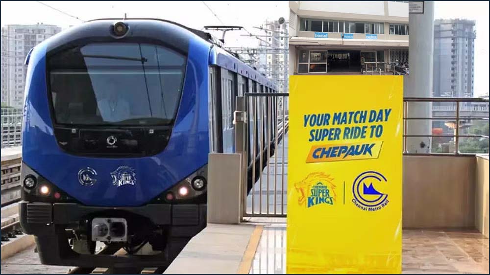 சென்னையில் ஐபிஎல் போட்டி:  நாளை சென்னை மெட்ரோ ரயிலில் இலவச பயணம்!