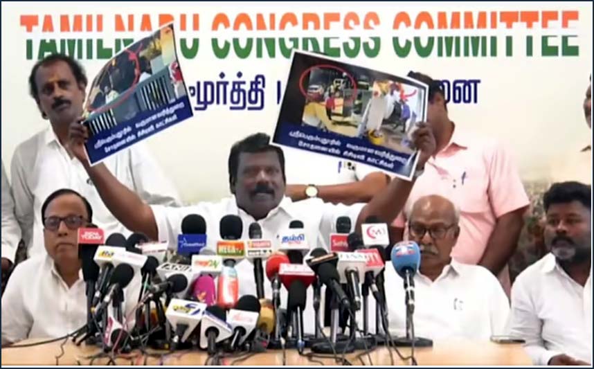 வருமான வரித்துறை சோதனை நடத்தியதற்கான ஆதாரங்களை வெளியிட்டார் செல்வப்பெருந்தகை?
