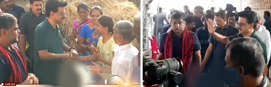 தருமபுரி மாவட்டத்தில் வாக்கிங் சென்று வாக்கு சேகரித்த முதலமைச்சர் மு.க.ஸ்டாலின்