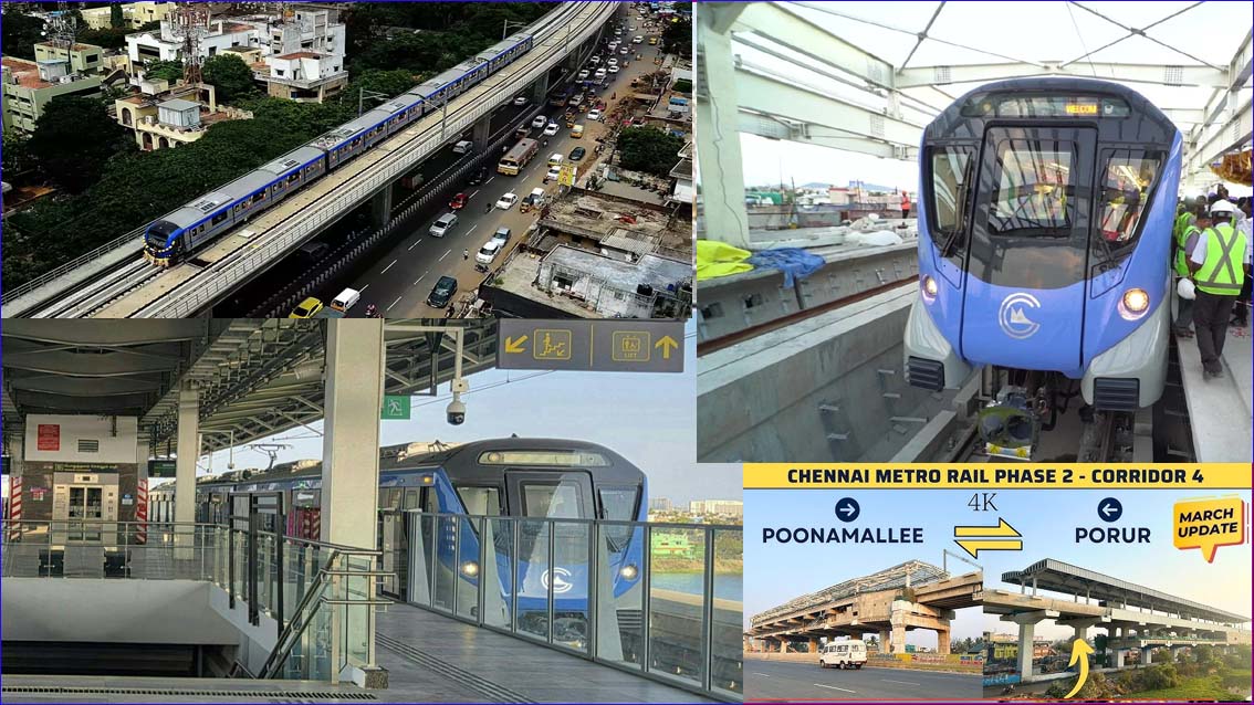பூந்தமல்லி – வடபழனி  மெட்ரோ ரயில் பயன்பாட்டுக்கு வருவது எப்போது….?