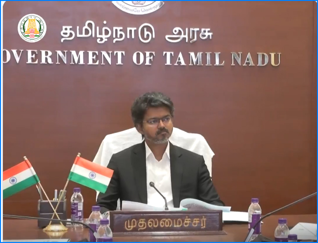 மேட்டூர், காவிரி , மேகதாது அணை விவகாரம்: அதிகாரிகளுடன் முதலமைச்சர் விஜய் ஆலோசனை…